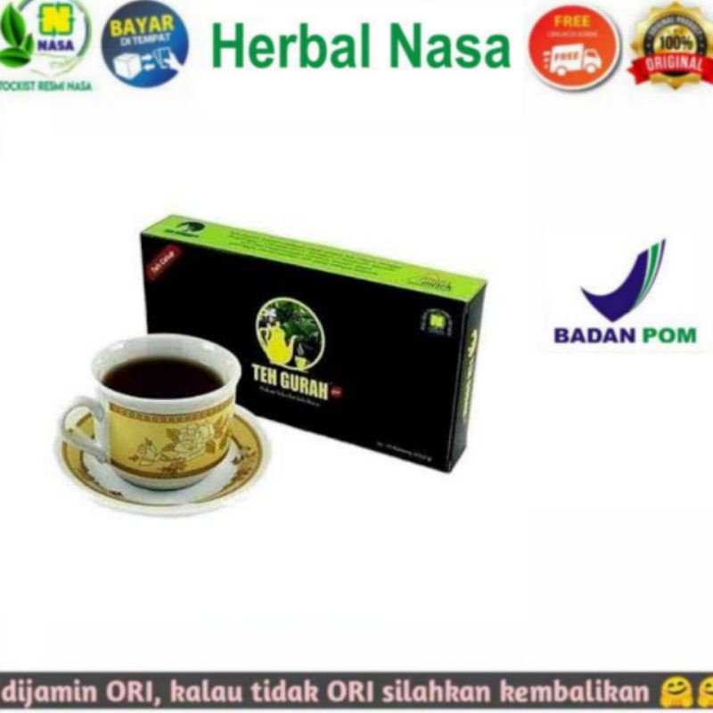 

( COD ) TEH GURAH NASA/ TEH HERBAL ALAMI BPOM /GROSIR NASA bandung