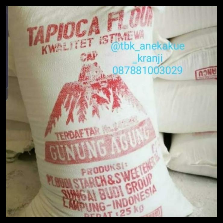 

TERBARUU!! Sagu cap Gunung 25 kg/Tepung Tapioca via Gojek TERLARIS