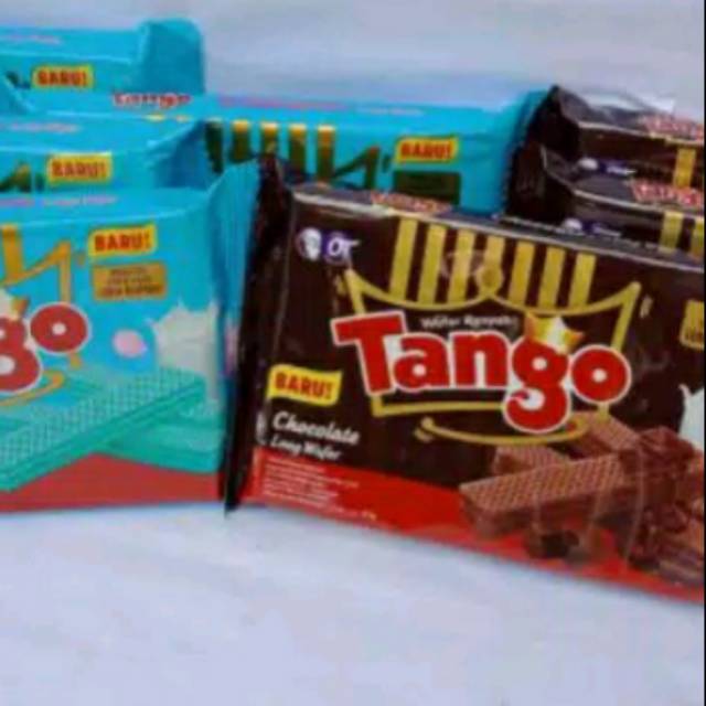 1akun 1wafer tanggo long wafer rasa coklat dan bubble gum
