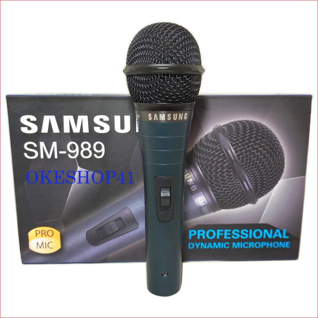 Samsung SM-989 Microphone Vocal Profesional Mic Kabel Karaoke