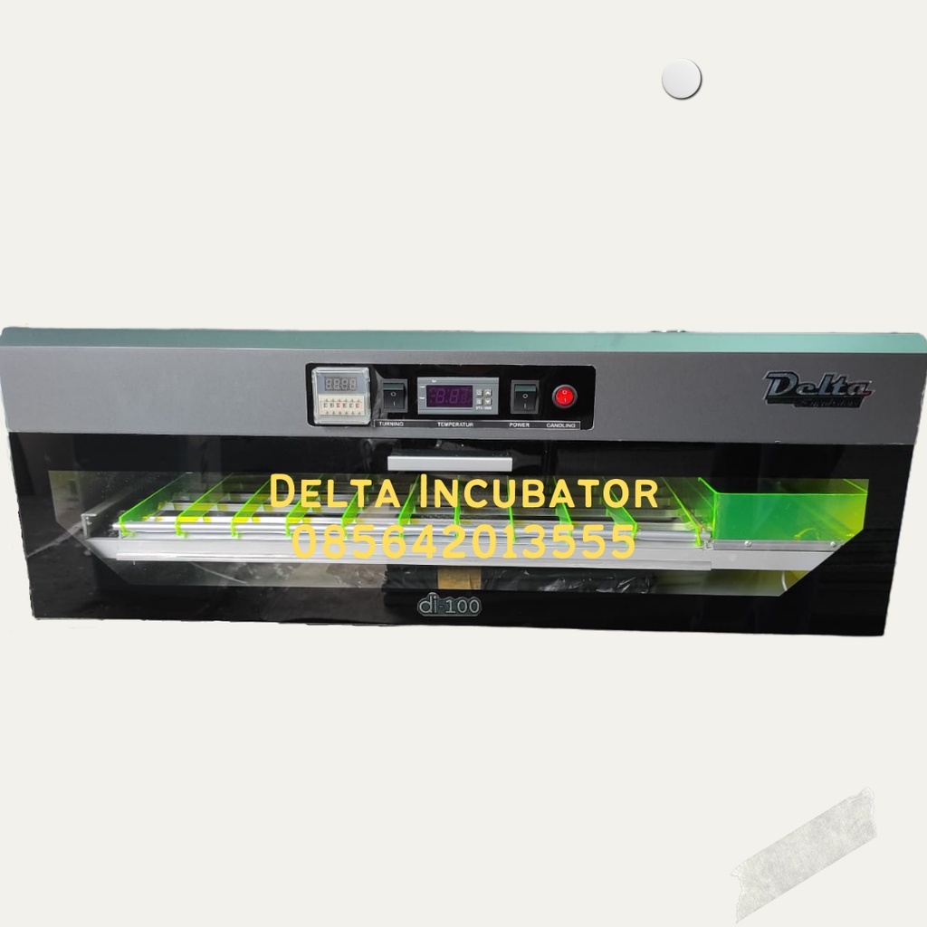 Mesin Tetas Telur Otomatis Delta Incubator Kap 100 Standar model Baru