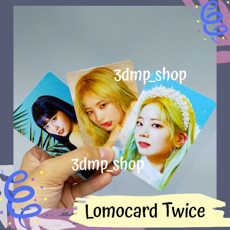 [25 lembar] Photocard Lomocard photo lomo card Twice Hare Hare Ready to be Fancy More and more yes or yes formula of love between 1&amp;2