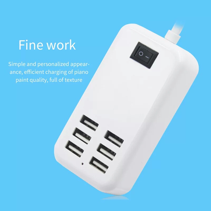 Adaptor USB Charger 6 Port / Charger USB 6 Port / Travel Usb