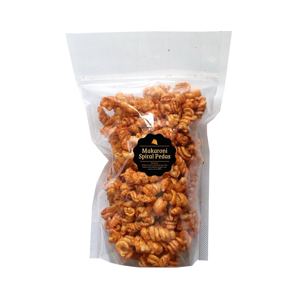 [DELISH SNACKS] Makaroni Spiral Pedas (M) 170gr / Snack Cemilan Camilan Makroni Pedes Gurih