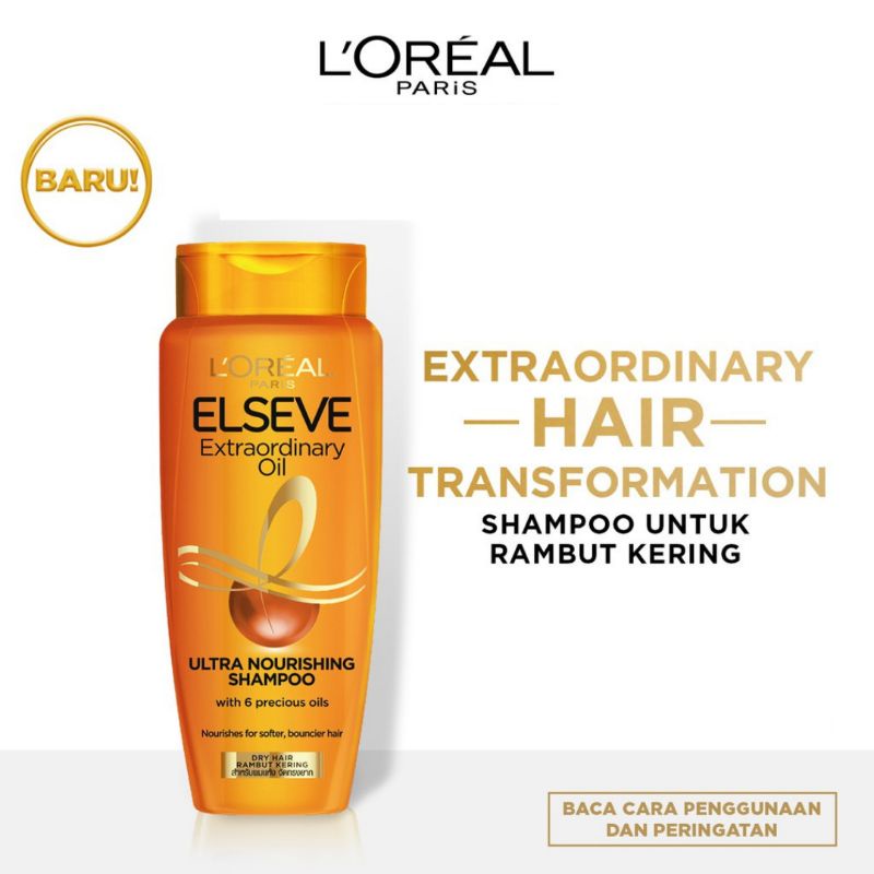 L’Oreal Paris Elseve Extraordinary Oil Ultra Nourishment Shampoo [Perawatan Rambut Kering]