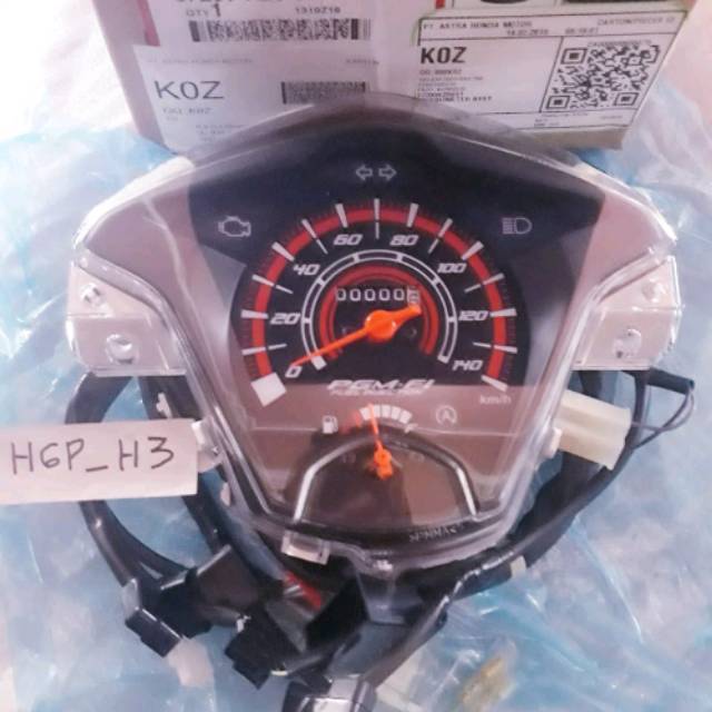 spidometer speedometer beat esp ISS beat fi esp ISS 37200-K25-611 asli HGP HONDA