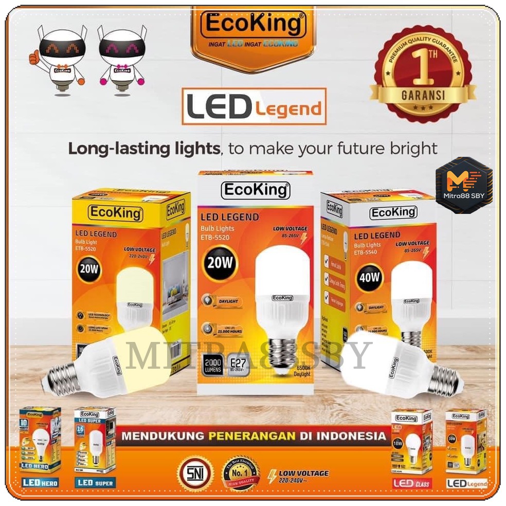 Mitra88sby lampu led tbulb murah legend Ecoking