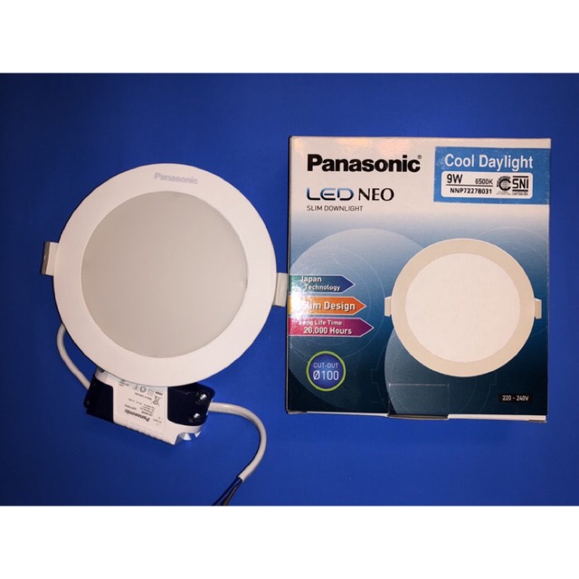 LAMPU DOWNLIGHT LED PANASONIC NEO 9W