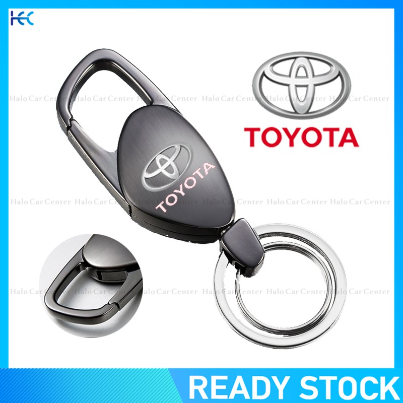 Gantungan Kunci Kreatif Bahan Alloy Dengan Logo Untuk Toyota