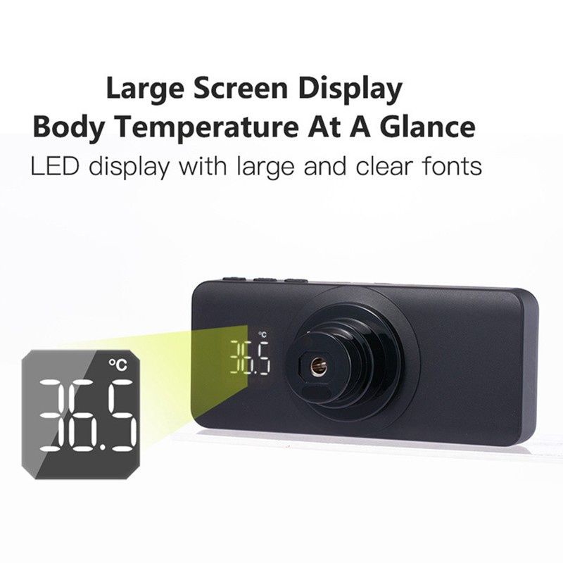 THERMOMETER TEMBAK INFRARED DIGITAL OTOMATIS ALAT UKUR SUHU TUBUH STANDING DINDING UNTUK FASUM MALL