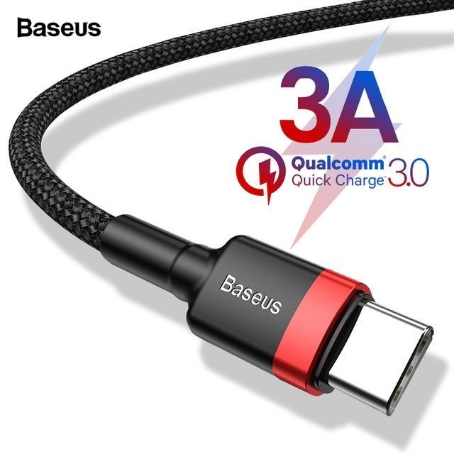 BASEUS USB TYPE C CHARGER CABLE KABEL DATA SAMSUNG GALAXY A50 A50S A51 GRAB GOSEND GOJEK MEDAN