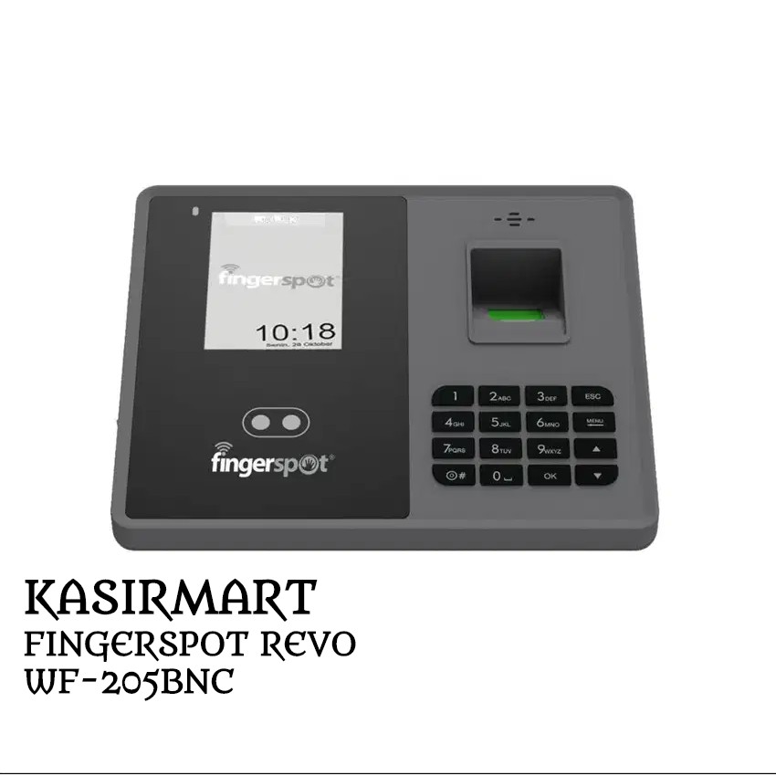 Mesin Absensi Fingerspot Revo WF-205BNC (Wifi, Face &amp; Fingerprint) WF 205BNC