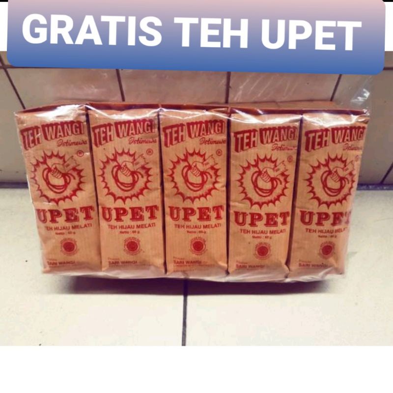 

TEH UPET 60 GRAM 1 BOS isi 10 GRATIS teh upet KHAS CIREBON