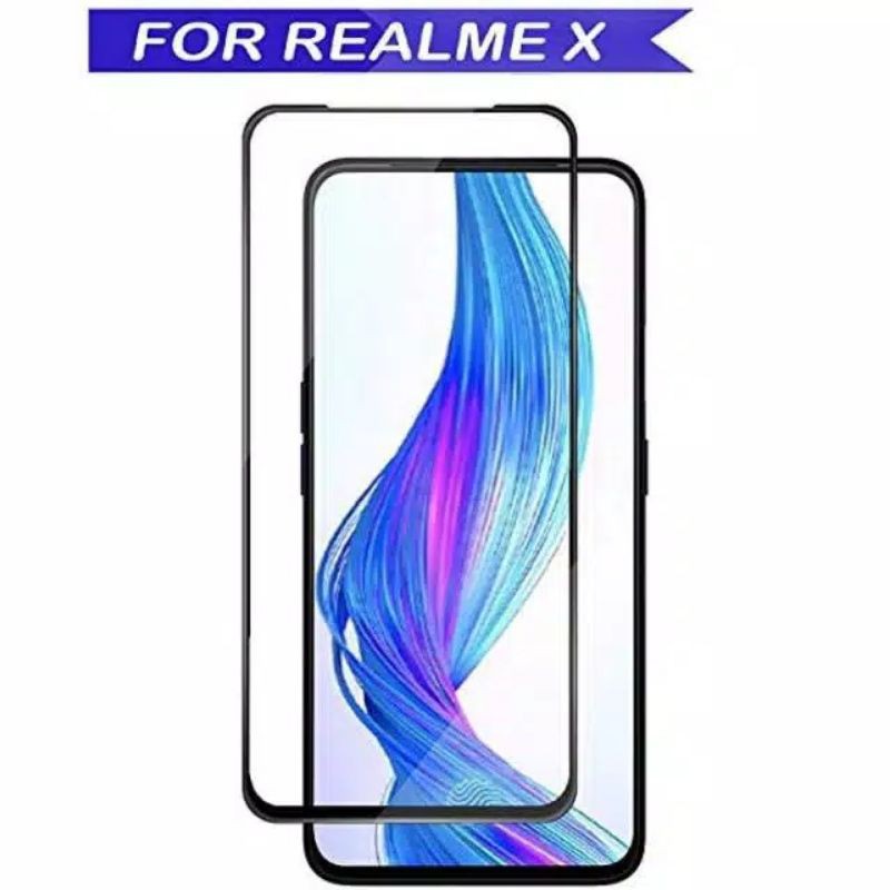 Tempered Glass Realme X Premium Glass Full Cover