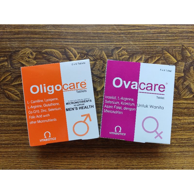 Ovacare dan Oligocare (1strip isi 6tablet)