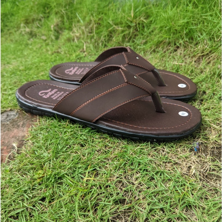 SANDAL JAPIT PRIA - Sandal Pria Kasual Kulit Sintesis Original Nyaman dikaki -546