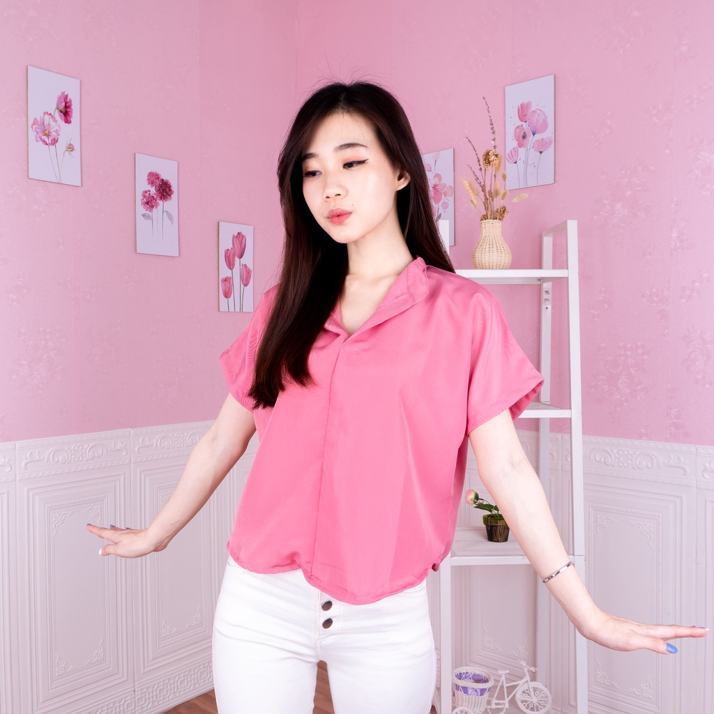 Safro Batwing Top | Atasan Kemeja Wanita Fahion Muslim-5