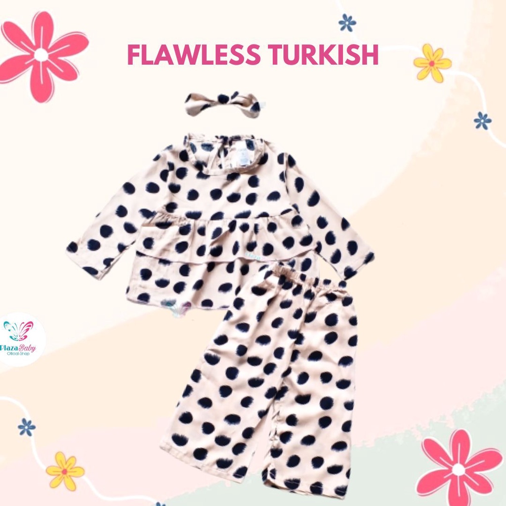 Plazababyku MX MELODY RAYON SETELAN BANDO setelan bayi motif bunga yang lucu free headband PART2