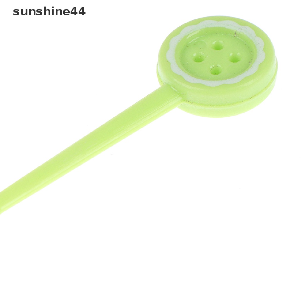 Sunshine 8pcs Garpu Buah / Dessert / Snack / Bento kawaii Untuk Anak