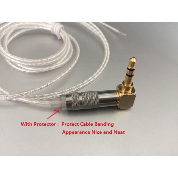 DIY Accessories 6 mm Cable Jack Plug Protector