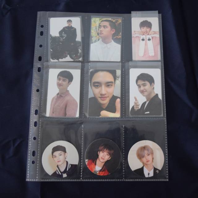 

Plastik (sleeve) photocard korea bantex, 1p/9p/10p