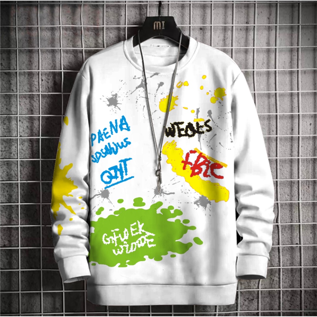 Sweater Grafiti PAENA Babyterry UK M L - Flava_Store