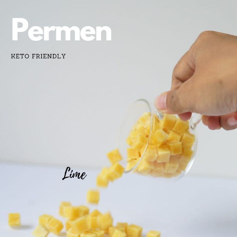 

permen jelly sehat keto friendly varian rasa lime