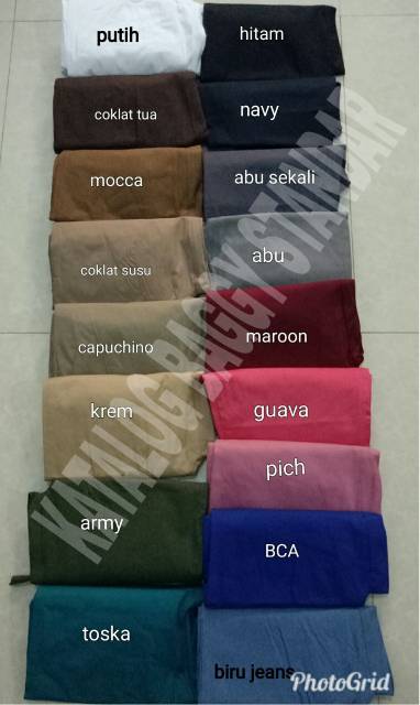 Celana Baggy Pants Katun Stretch