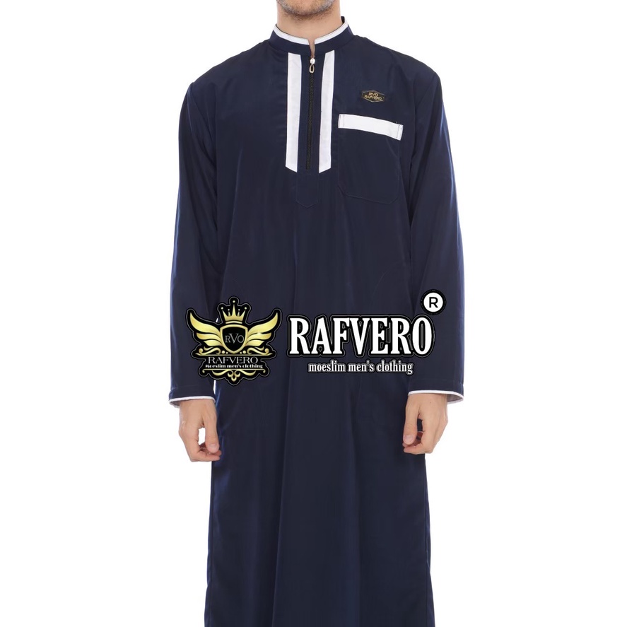 Gamis Jubah Muslim Pria Dewasa Muslim Rayhan Original Rafvero