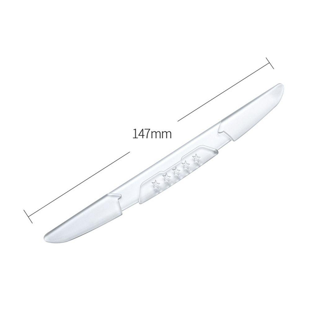 Solighter 4pcs Sturdy Pelindung Ujung Pintu Mobil Bahan PVC Tahan Lama