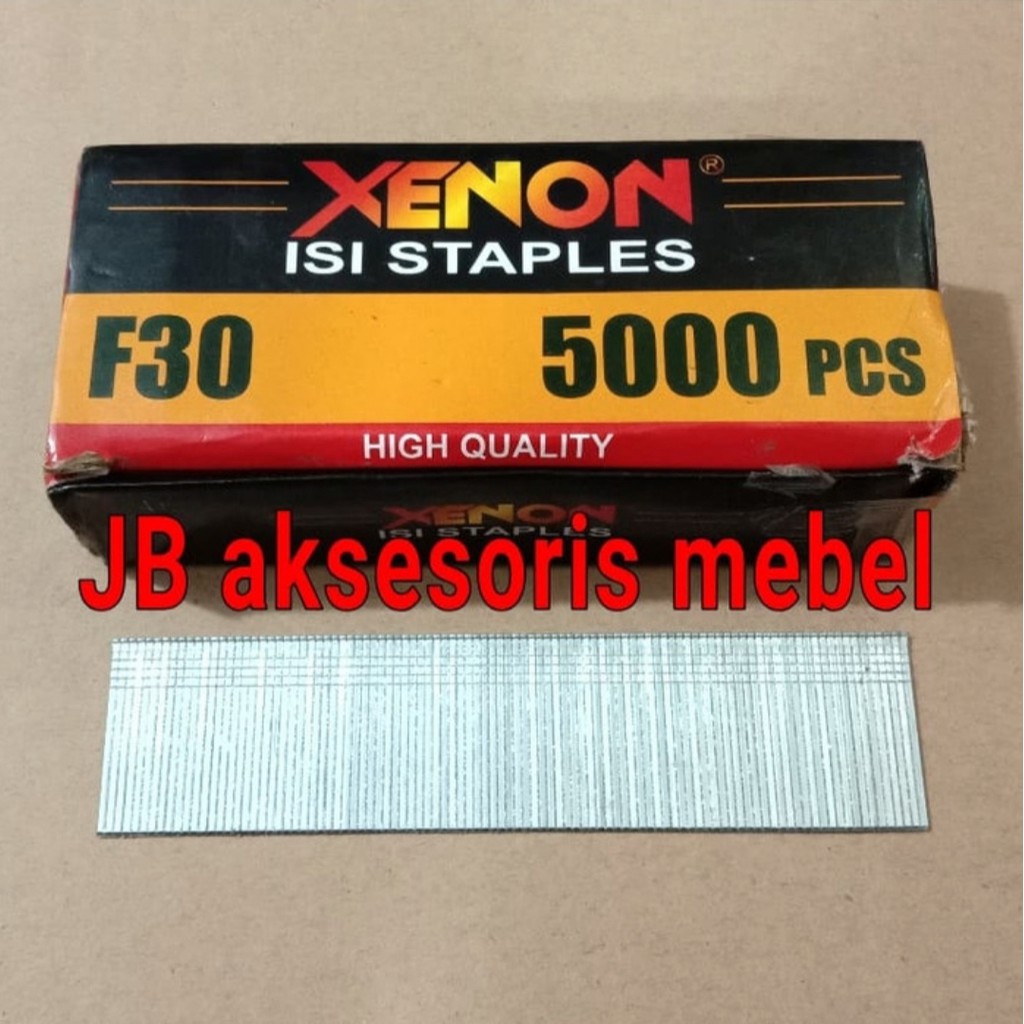 

ISI PAKU TEMBAK NAILS F30 XENON | Refill Staples Tembak 30 MM Xenon