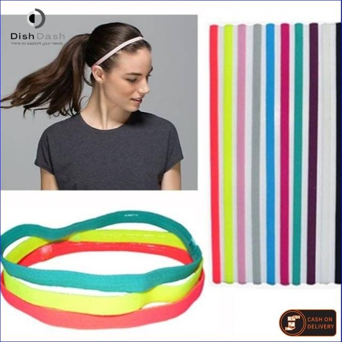 [BAYAR DI TEMPAT] 1 Pcs Hairband Sport Untuk Olahraga / Headband Sport Untuk Futsal Sepakbola