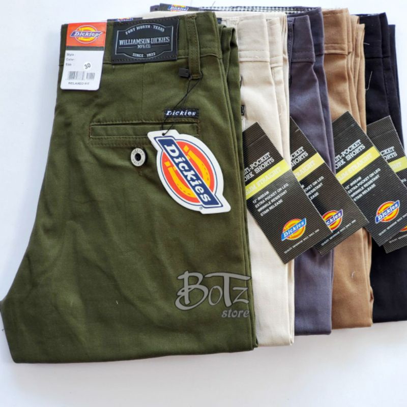 BOTZ Celana Panjang Chino Pria Selvedge Regular Fit (28-45) Chino Long Pants Black Dark Grey Army Mocca Cream Regular Fit