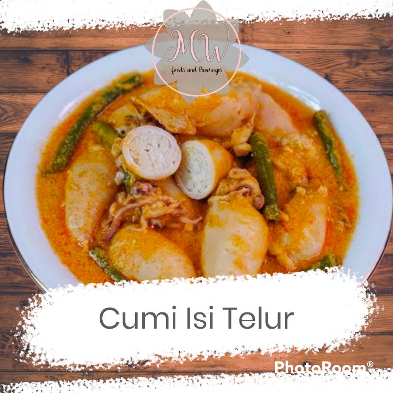 

Cumi Isi Telur Premium Selera Padang