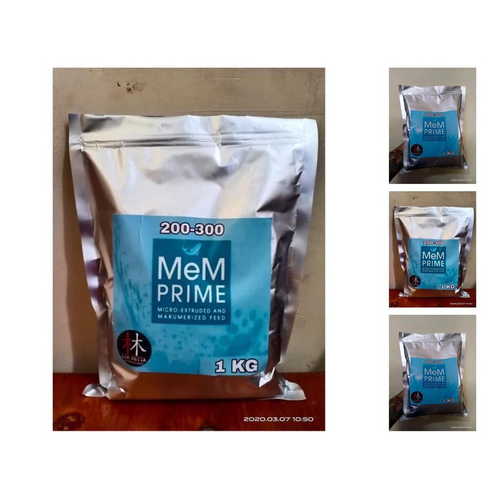 pelet mem 200 300 micron 1 kg /pelet ikan 2/3