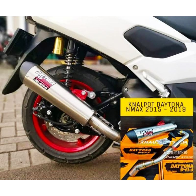 KNALPOT DAYTONA NMAX AEROX NEW OLD PCX 150 160 PCX150 PCX160 GP TAPER SLASH ORIGINAL  not r9 alpha alfa alpa misano missano prospeed scooter krace k-race trex std standar standart racing rob 1 rob1 cups v cupsv cupv cup kap caps cups cap vcaps vcap tapper-3