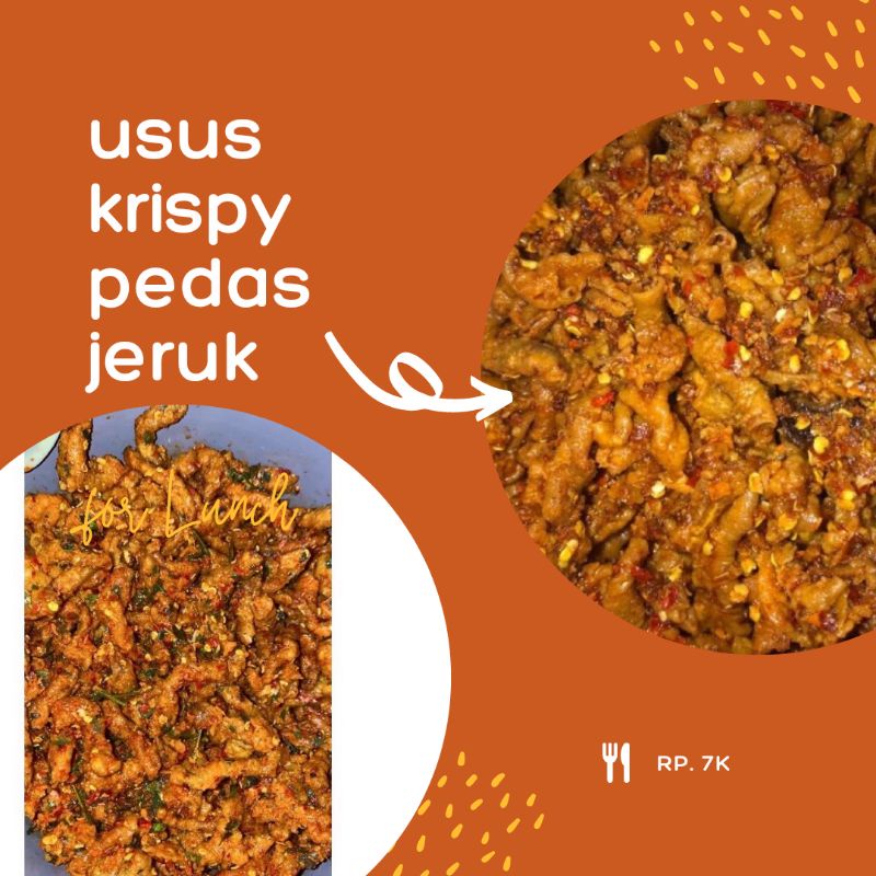 

usus krispy pedas