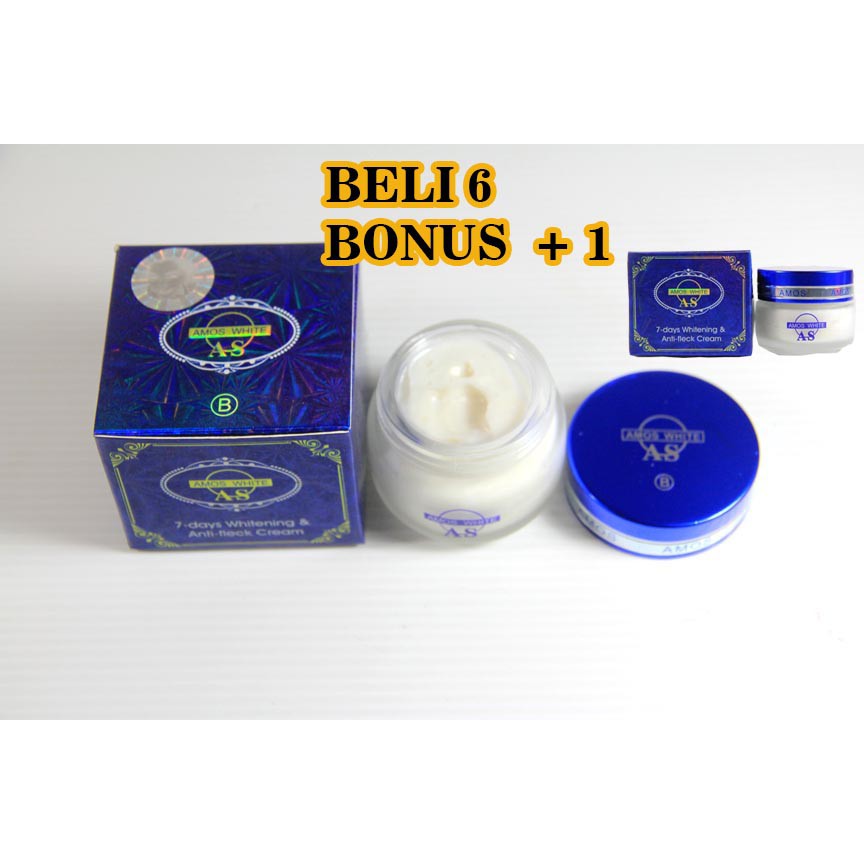 CREAM / KRIM AMOS WHITE SIANG ATAU MALAM ORIGINAL