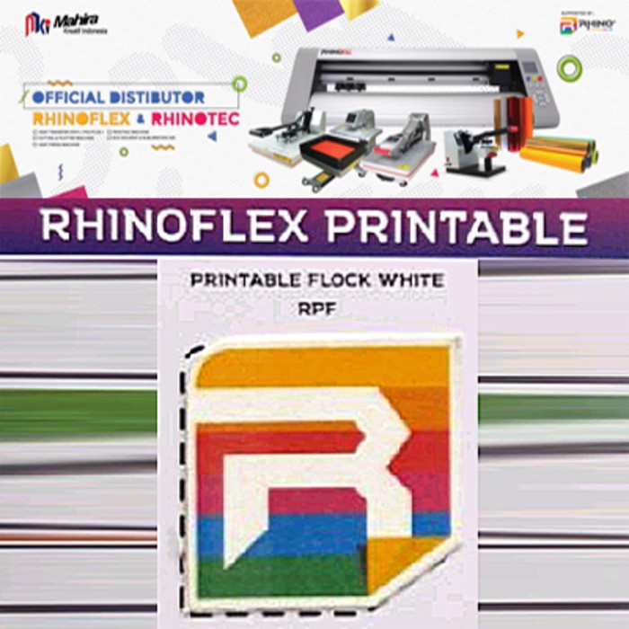 

RHINOFLEX Polyflex Korea / poly flex PRINTABLE FLOCK WHITE