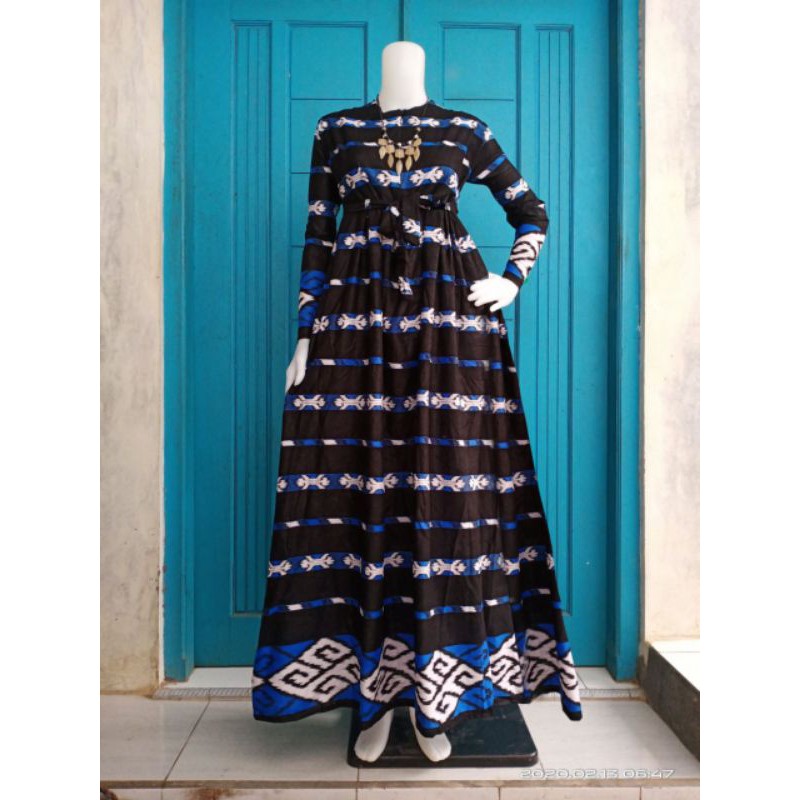 Harga Gila Ms Gamis Batik Sriwedari Maxi Bumil/busui Katun Sogan Ld 104cm AjgrGoyuYEdAqX
