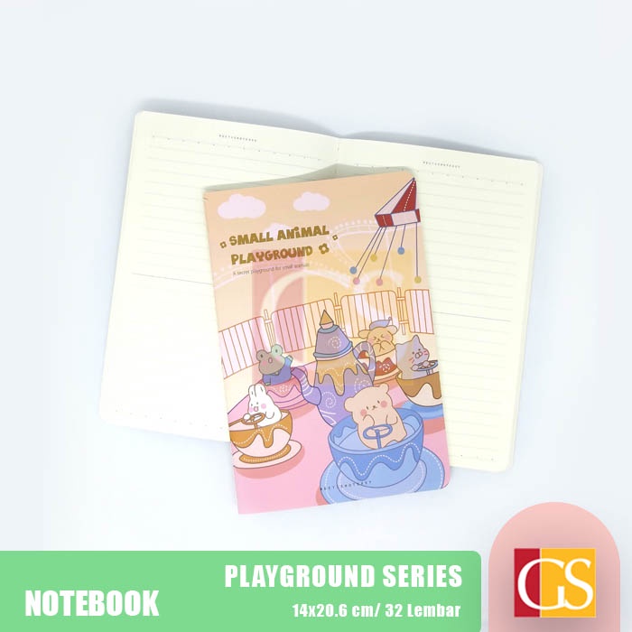 

Notebook / Notes Garis / Buku Tulis A5 Animal Playground Series 32 Lembar