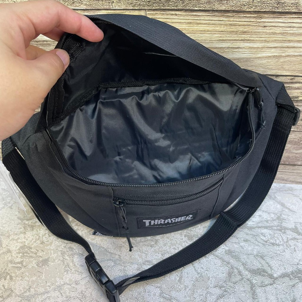 Thrasher Waistbag / Tas Selempang Pria Wanita Tas Kanvas