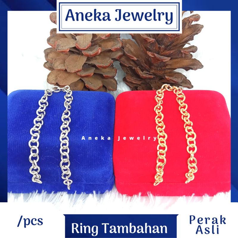 Ring Tambahan, Perak 925, Lapis Emas Murni