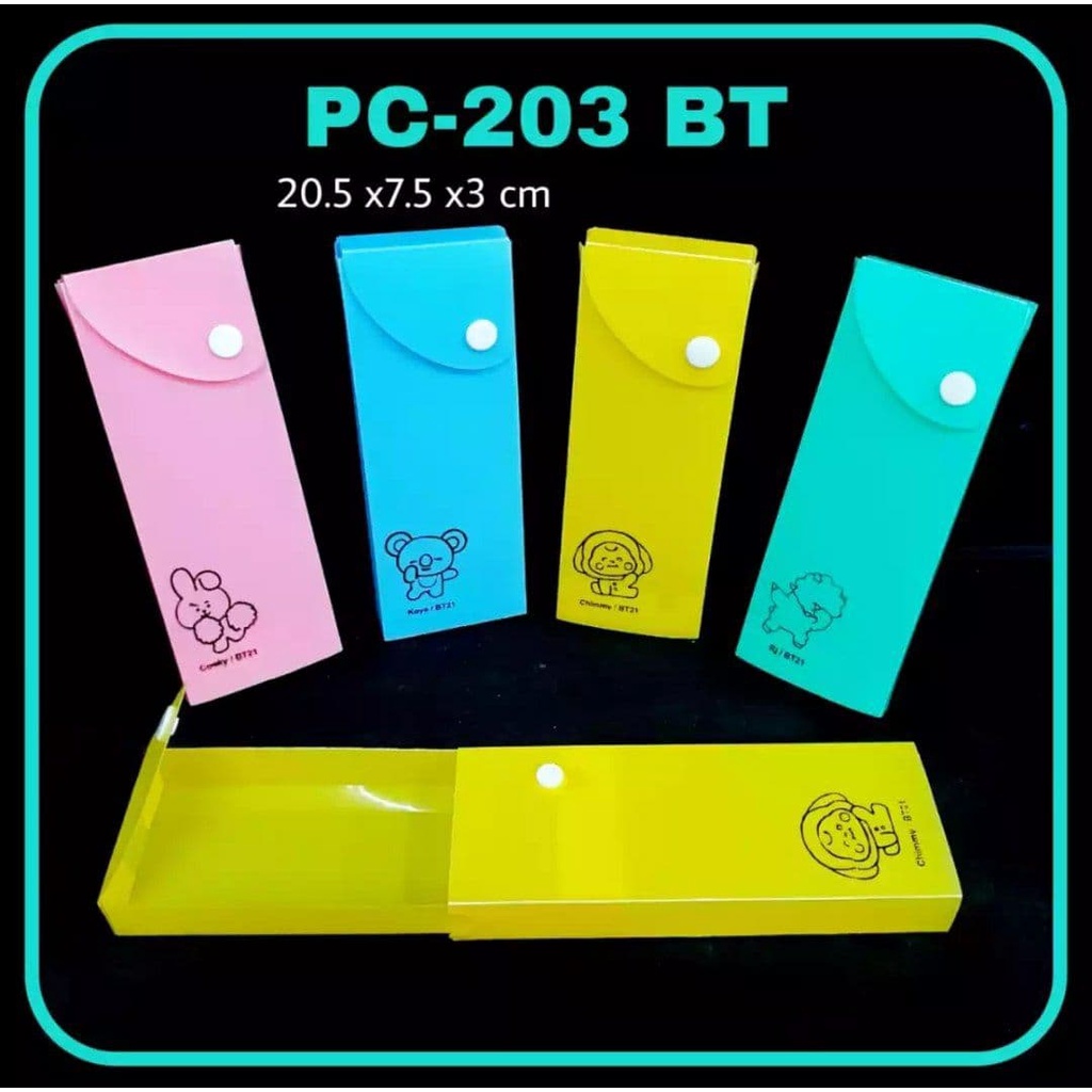 Kotak Pensil GASTA PC-203 KARTUN Polos/ Pencil Case / Tempat Pensil