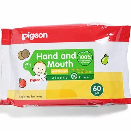 Pigeon Wipes Tissue Basah Bayi Wipes Hand and Mouth