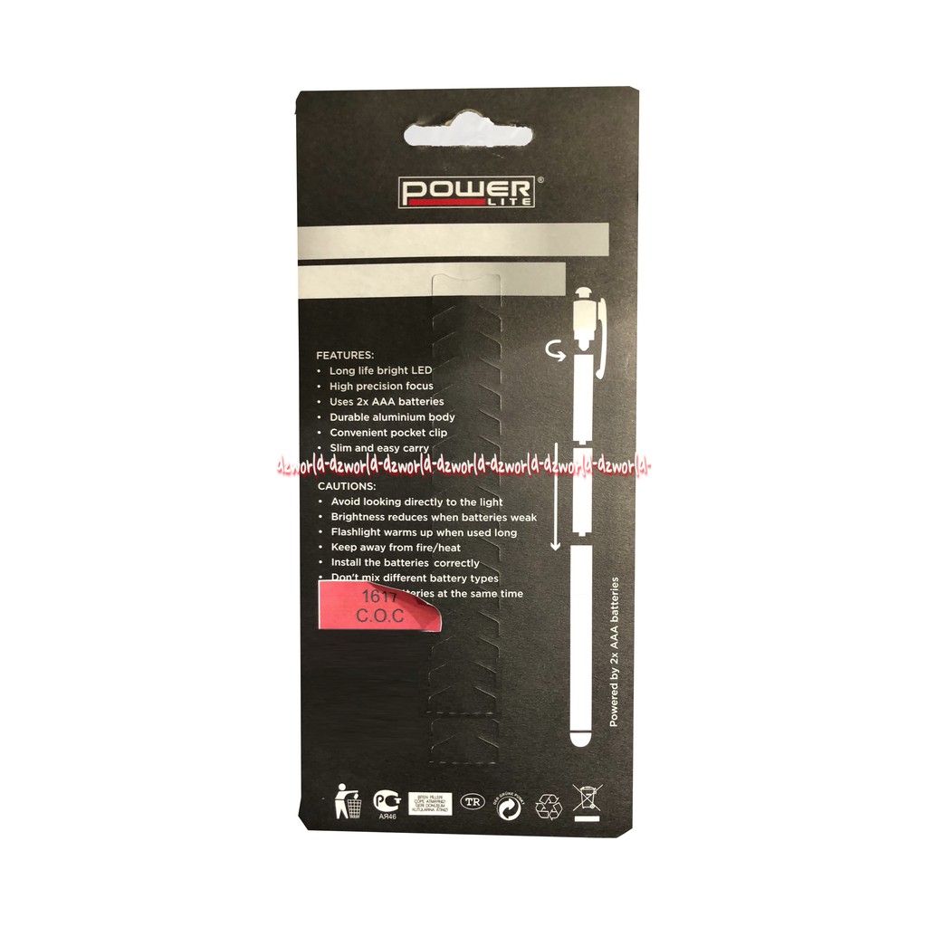 Powerlite LED Penlight Pulpen Senter Pena Power Lite