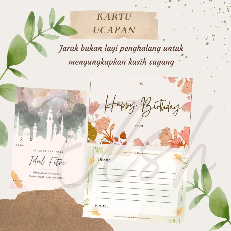 Kartu Ucapan | Greeting Card | Ulang Tahun | Idul Fitri | Kosong
