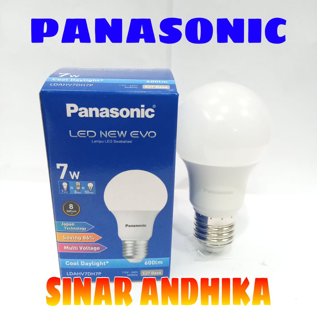 LAMPU LED BULB PANASONIC 7 WATT