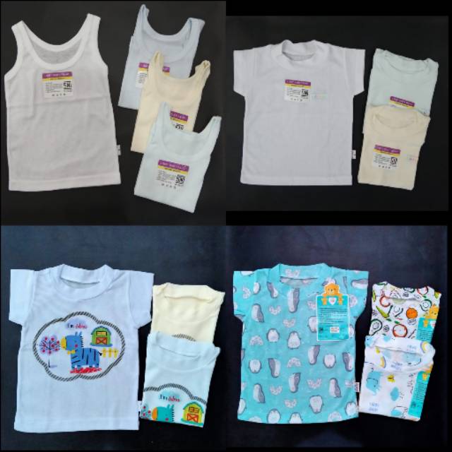 [Millybaby] singlet libby / oblong libby / pakaian dalam bayi baby anak