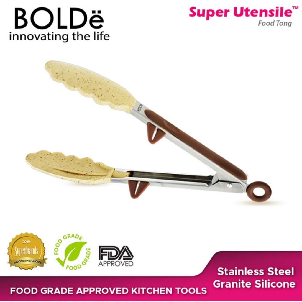 Food Tong Bolde Super Utensile 12 Inch 9 &quot; Penjepit Pencapit Makanan Pencapit Gorengan Bolde Food Tong 9 Inch 12&quot;